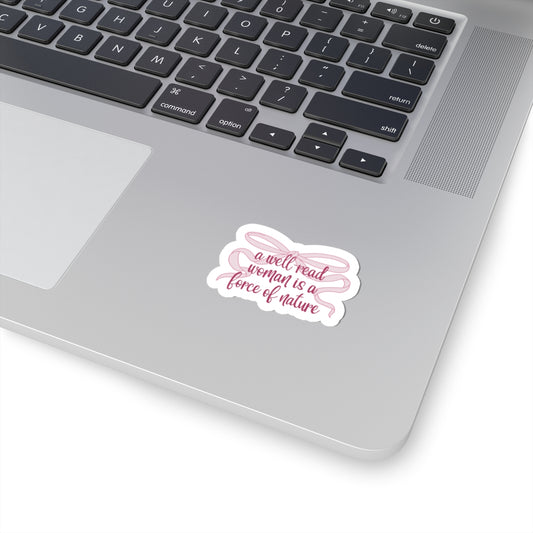 Well-Read Woman Sticker