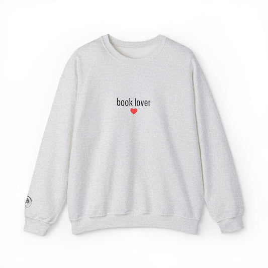 Embroidered Book Lover Sweatshirt - Light Version