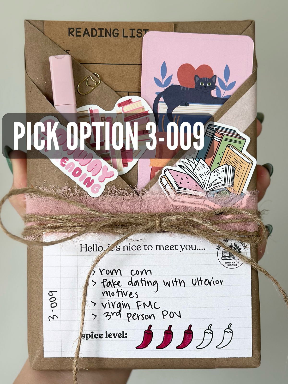 *Lvl 3 Blind Date with a Romance Book - with Clues!