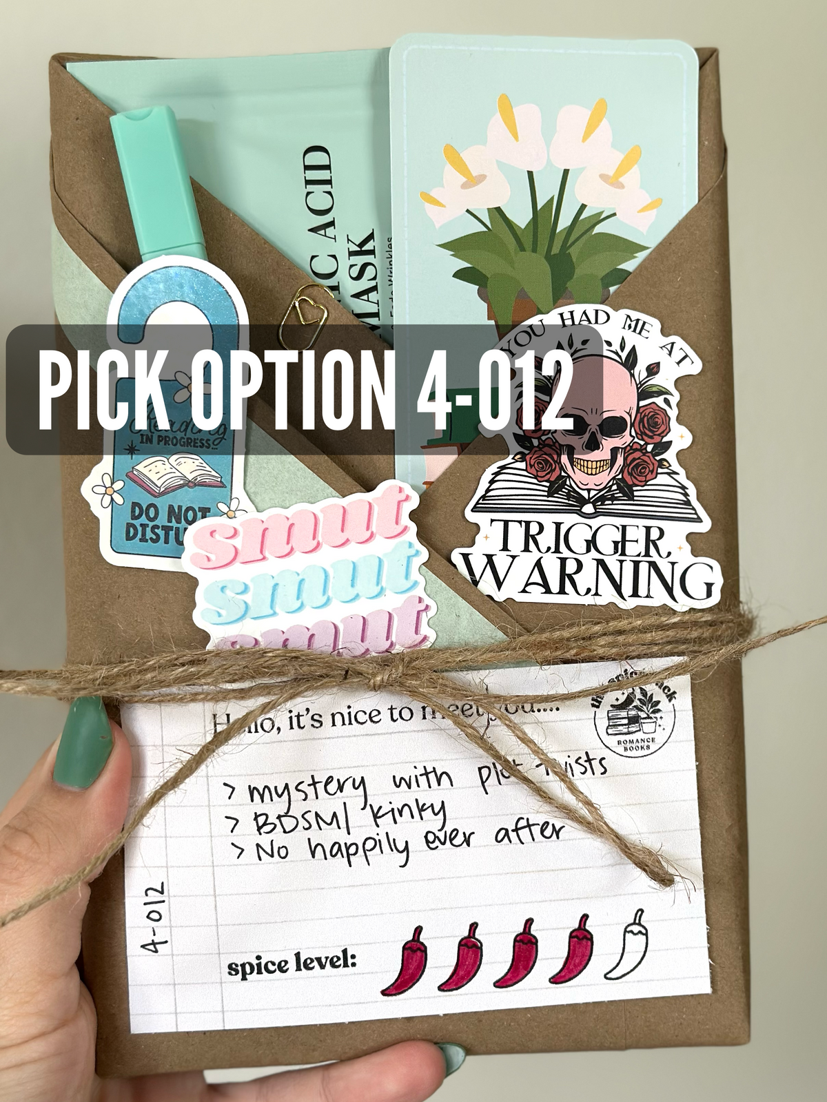 *Lvl 4 Blind Date with a Romance Book - with Clues!