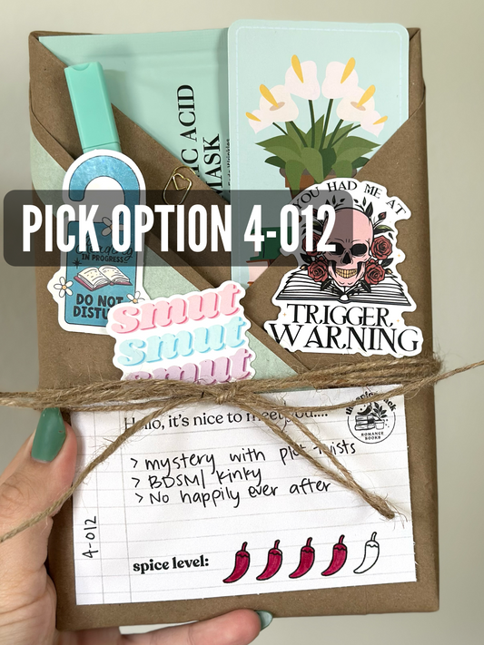 *Lvl 4 Blind Date with a Romance Book - with Clues!