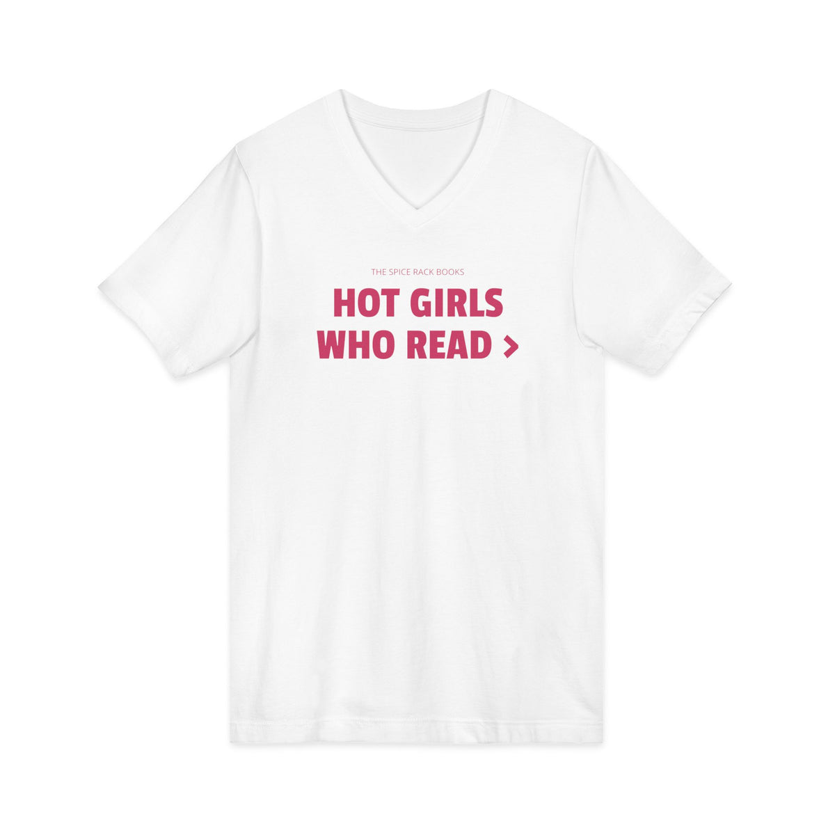 Hot Girls Who Read V-Neck Tee